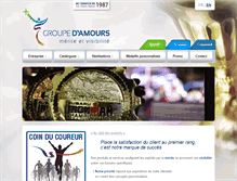 Tablet Screenshot of groupedamours.com